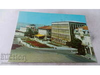 Carte poștală Centrul orașului Petrich 1987