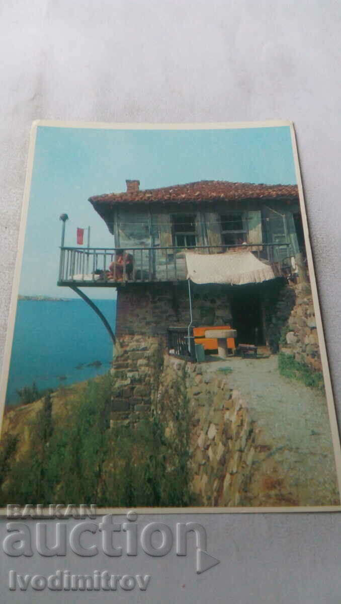 Пощенска картичка Созопол 1977