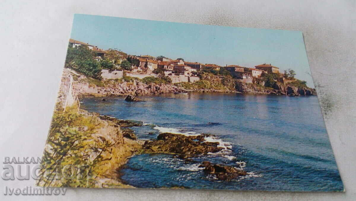 Postcard Sozopol 1988