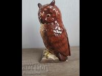 Porcelain figure of an owl - 23cm