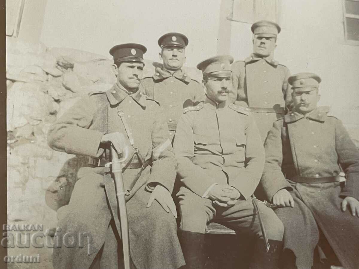 2710 Kingdom of Bulgaria group of officers Balkan War 1912 with price 10.00 BGN | € 5.11