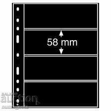 OPTIMA Banknote Album Sheets - All Sizes - Black with price 17.00 BGN | € 8.69 OPTIMA Banknote Album Sheets - All Sizes - Black with price 17.00 BGN | € 8.69