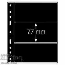 Auction OPTIMA Banknote Album Sheets - All Sizes - Black Auction OPTIMA Banknote Album Sheets - All Sizes - Black
