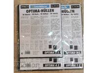 OPTIMA Banknote Album Sheets - All Sizes - Black
