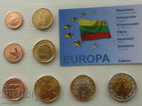 euro set Lithuania 2006 ESSAI PATTERN PROBE Lithuania