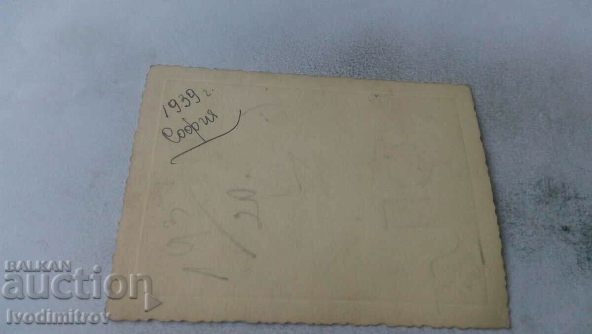 Photo Sofia A young girl in a school uniform in the park 1939 with price 1.35 BGN | € 0.69