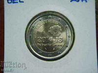 2 euro 2014 Belgium "100 years WGW" (1) Белгия -Unc (2 евро)