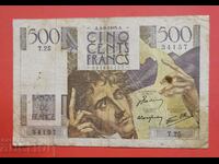 500 francs 1945 France 09/06/1945