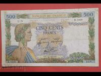 500 francs 1942 France - 01.10.1942