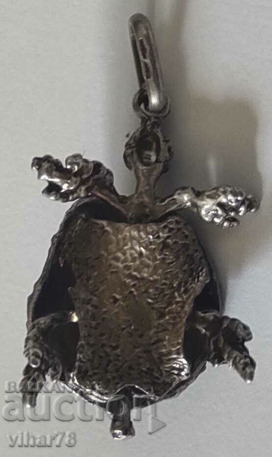 TURTLE SILVER PENDANT - 5 TURTLE SILVER PENDANT - 5
