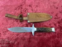 Old hunting knife with handle. #2739