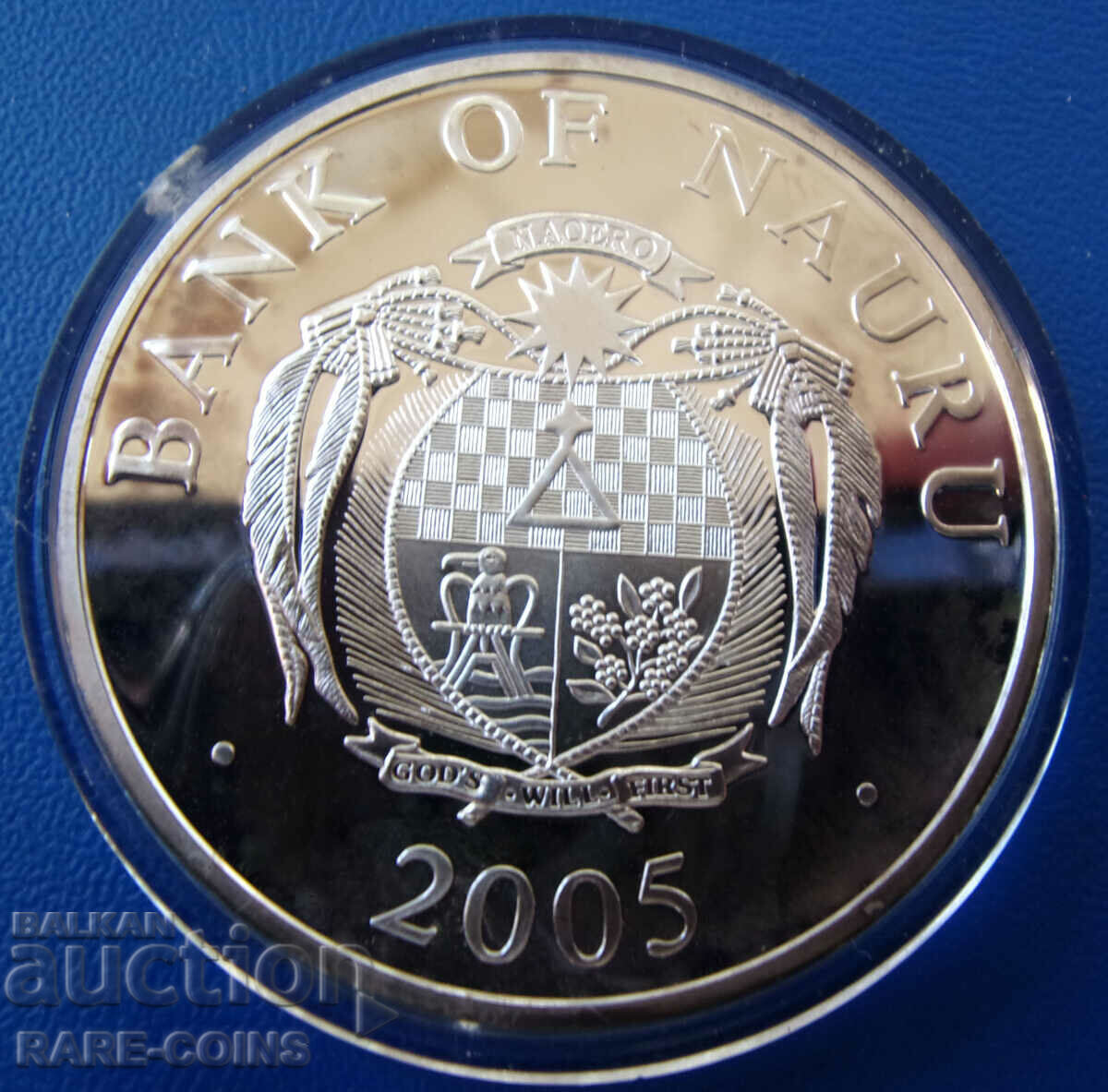 Δημοπρασία Nauru 10 Dollar 2005 Extremly Rare Original