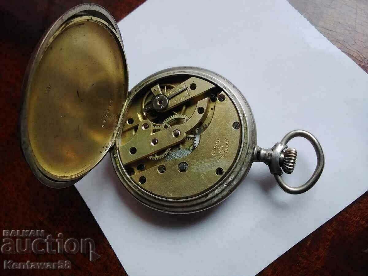 Ασημένιο ρολόι τσέπης-Πατέντα Archimede - λειτουργικό. - 5 Ασημένιο ρολόι τσέπης-Πατέντα Archimede - λειτουργικό. - 5