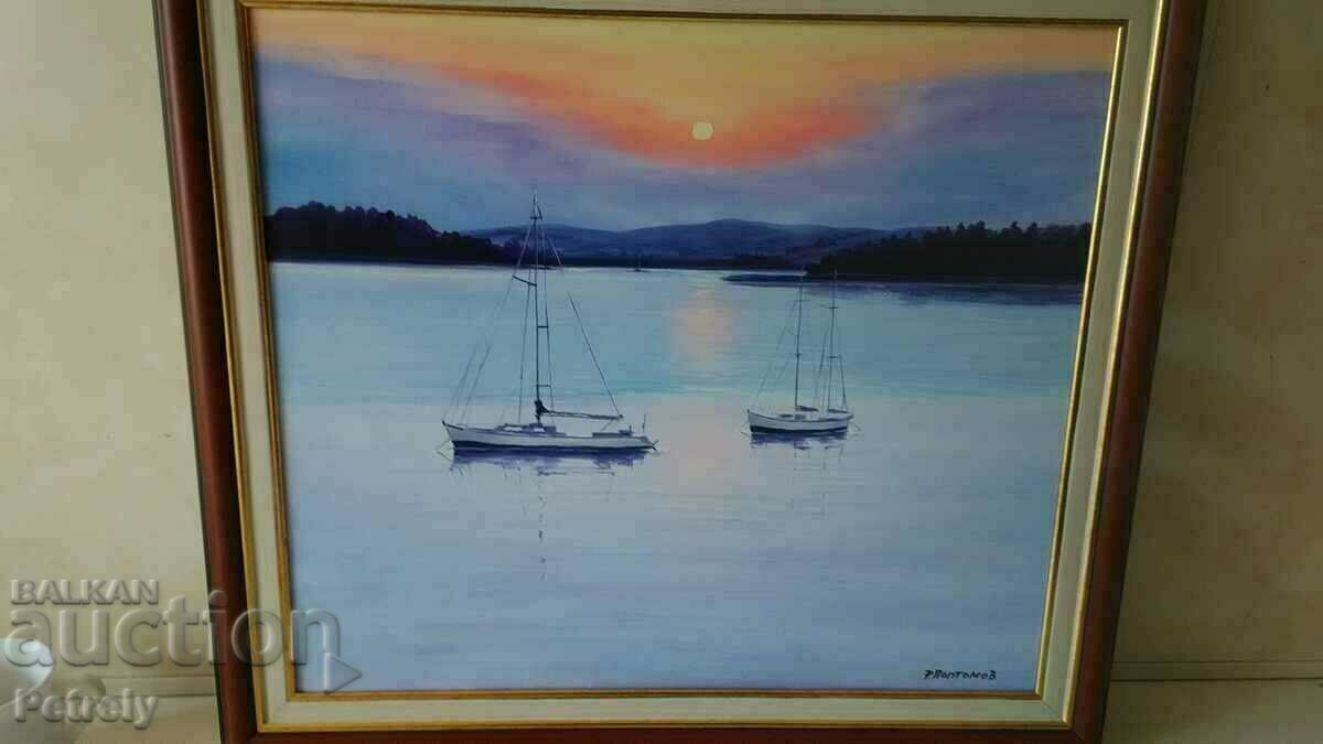 Oil painting R. Poptomov