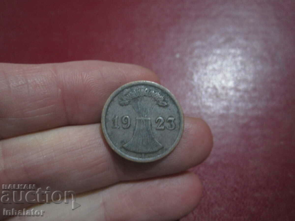 1923 Scrisoarea-A- 2 Pfennig Germania -