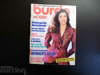 Burda 11/1988 revista croi modele haine moda rochii dama
