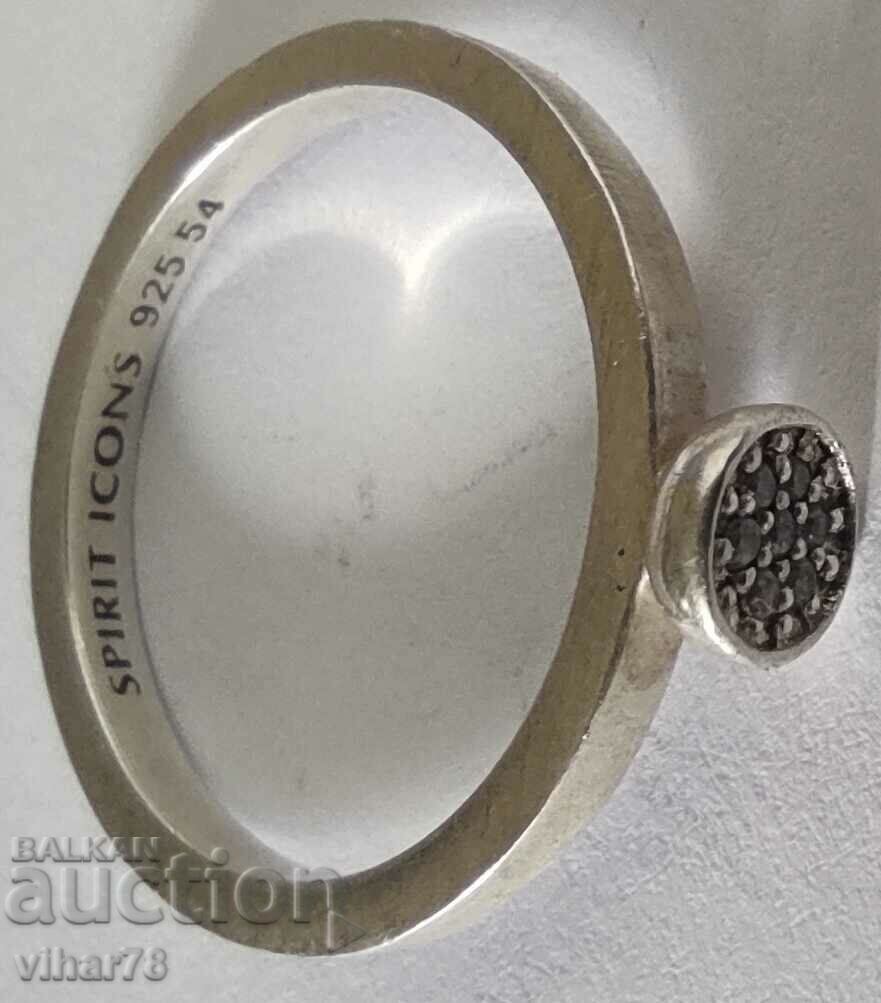 Delivery of SMALL SILVER RING-SPIRIT ICONS 925 54 Delivery of SMALL SILVER RING-SPIRIT ICONS 925 54