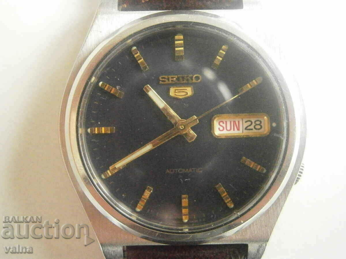 SEIKO 5, cal. 7s26-3170, vtg automatic, case – 37.2mm, Japan