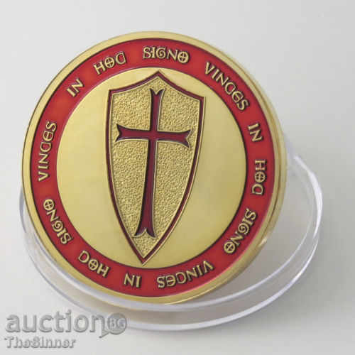 Auction GOLD PLAQUE OF THE TEMPLAR ORDER Auction GOLD PLAQUE OF THE TEMPLAR ORDER
