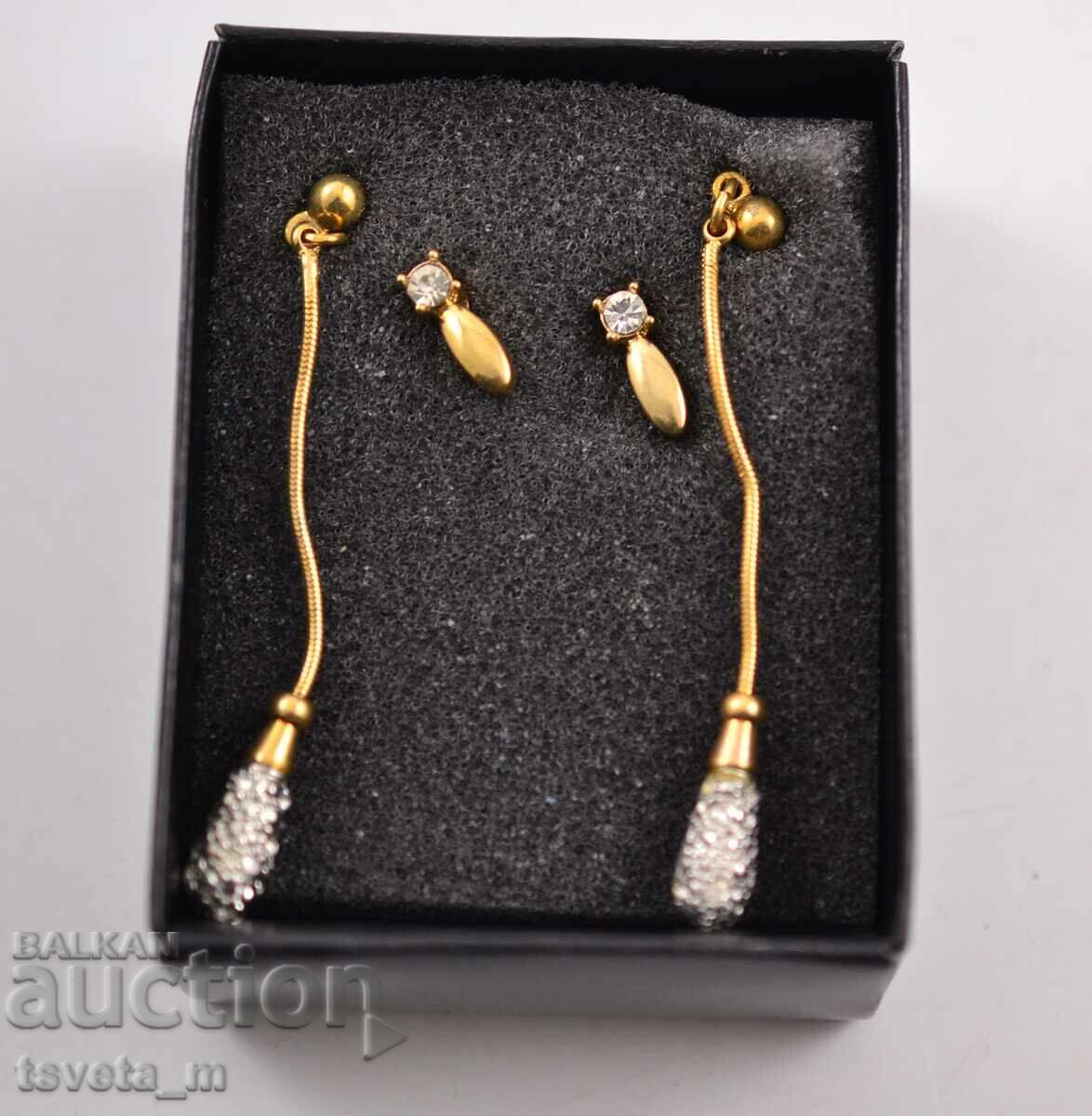 Σκουλαρίκια, κοσμήματα 2 ζευγάρια