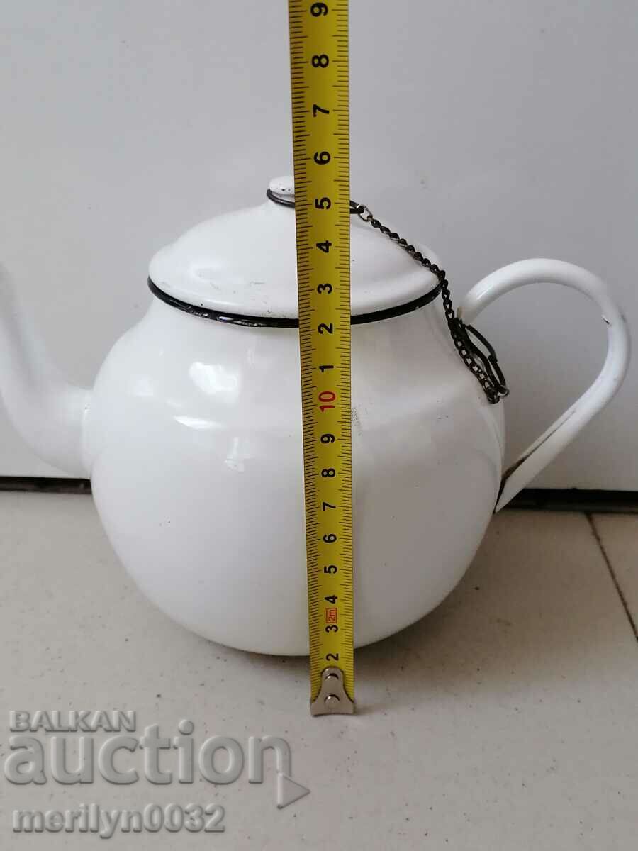 Ceainic emailat din soca, vas cu email NRB - 5 Ceainic emailat din soca, vas cu email NRB - 5