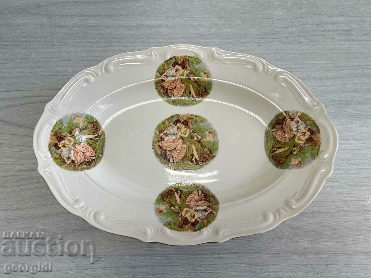 IZIDA porcelain plate / platter. #2769