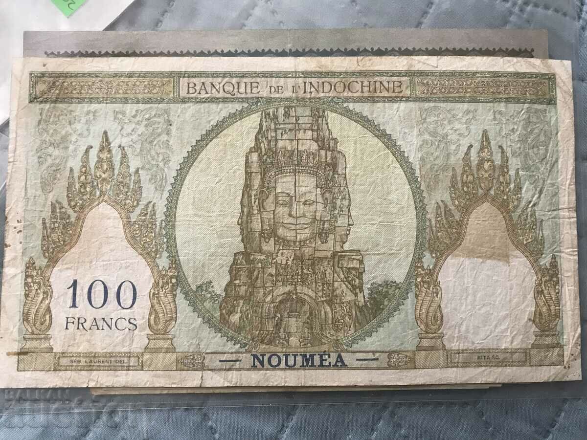 French Indochina 100 francs New Caledonia Noumea with price 650.00 BGN | € 332.34 French Indochina 100 francs New Caledonia Noumea with price 650.00 BGN | € 332.34
