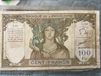 French Indochina 100 francs New Caledonia Noumea