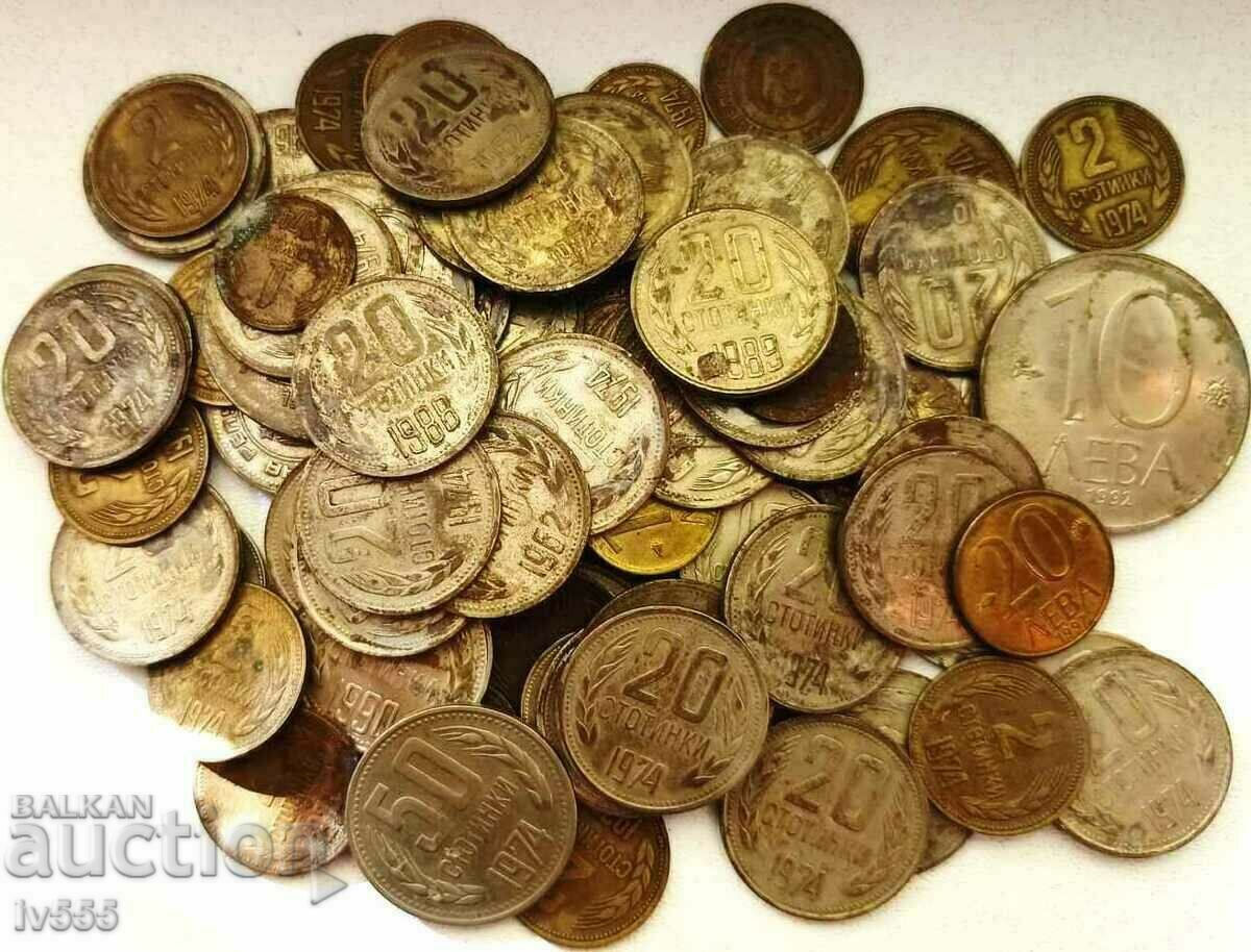 FOR SALE A LARGE LOT OF 85 OLD SOCIAL COINS/COINS