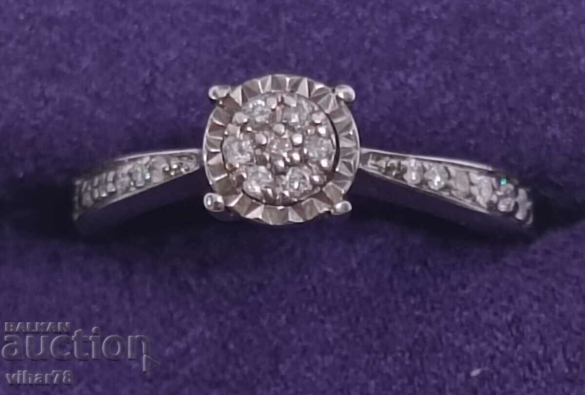 Delivery of 9K WHITE GOLD DIAMOND RING Delivery of 9K WHITE GOLD DIAMOND RING