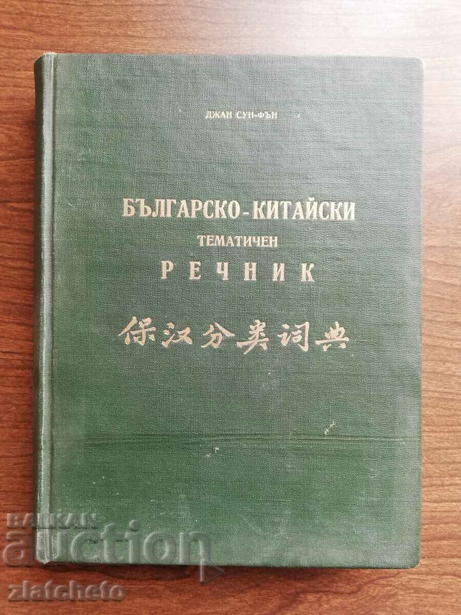Zhang Sun-Feng - dicționar tematic bulgar-chinez 1969