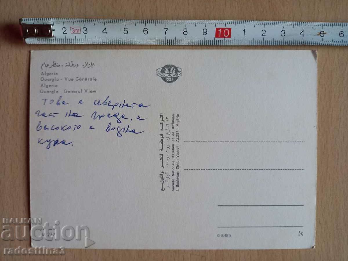 Postcard Algeria Postcard Algeria with price 2.99 BGN | € 1.53 Postcard Algeria Postcard Algeria with price 2.99 BGN | € 1.53
