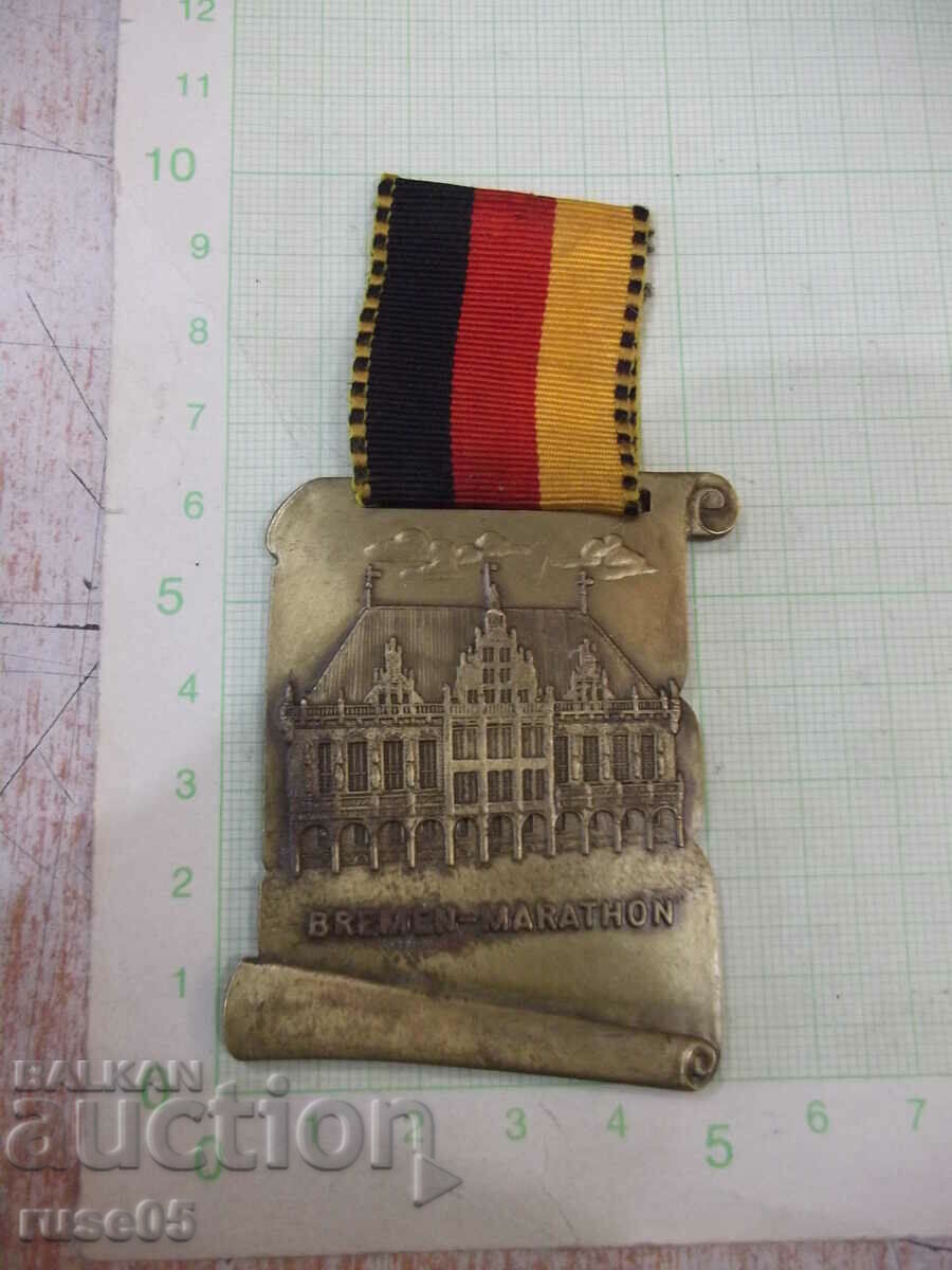 Medalia „BREMEN – MARATON”.