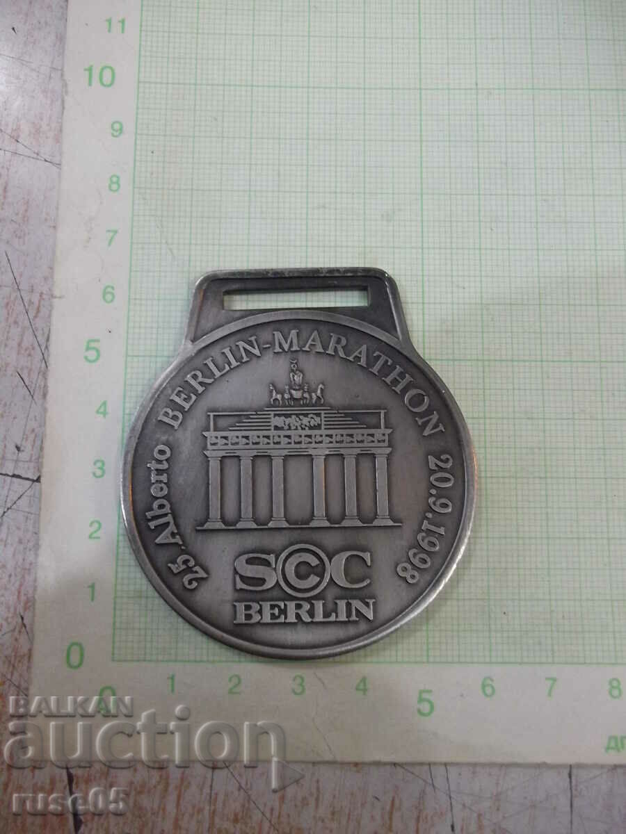 Medal "25.Alberto BERLIN-MARATHON 20.9.1998"