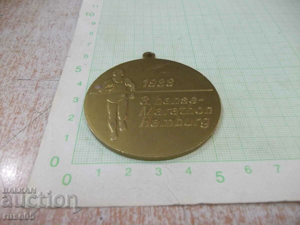 Auction Medal "1988 3.hanse - Marathon Hamburg" Auction Medal "1988 3.hanse - Marathon Hamburg"