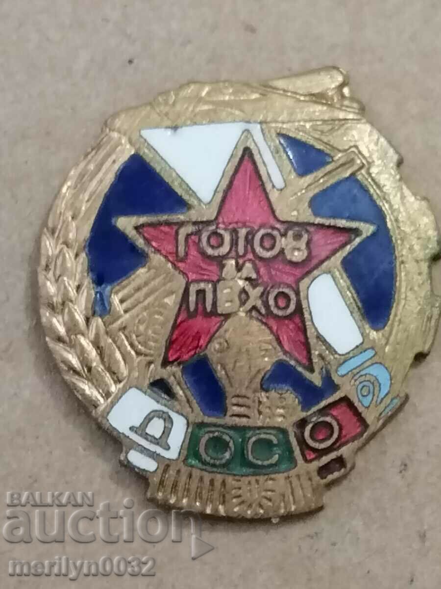DOSO badge Ready for the PVC Medal Badge