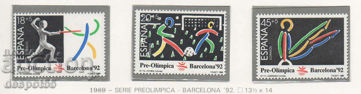 1989. Ισπανία. Ολυμπιακοί Αγώνες - Βαρκελώνη '92.