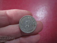 1911 letter- G - 5 pfennig Germany -