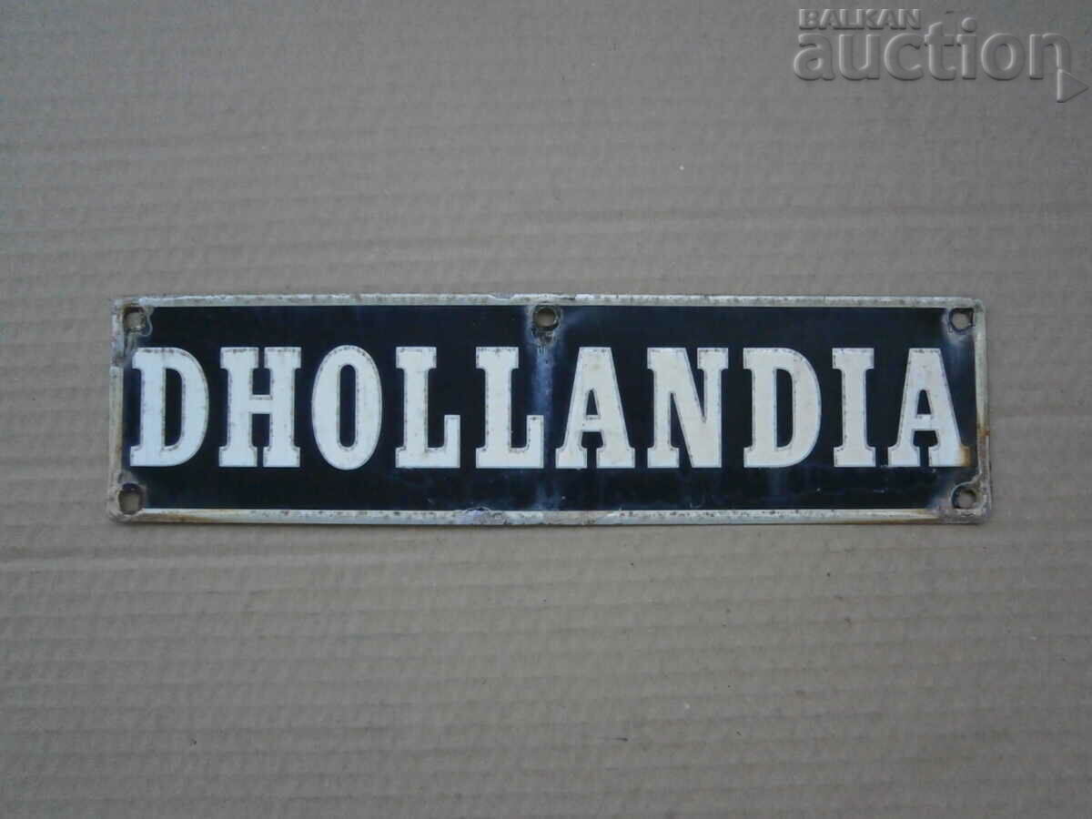 retro vintage plate plate DHOLLANDIA