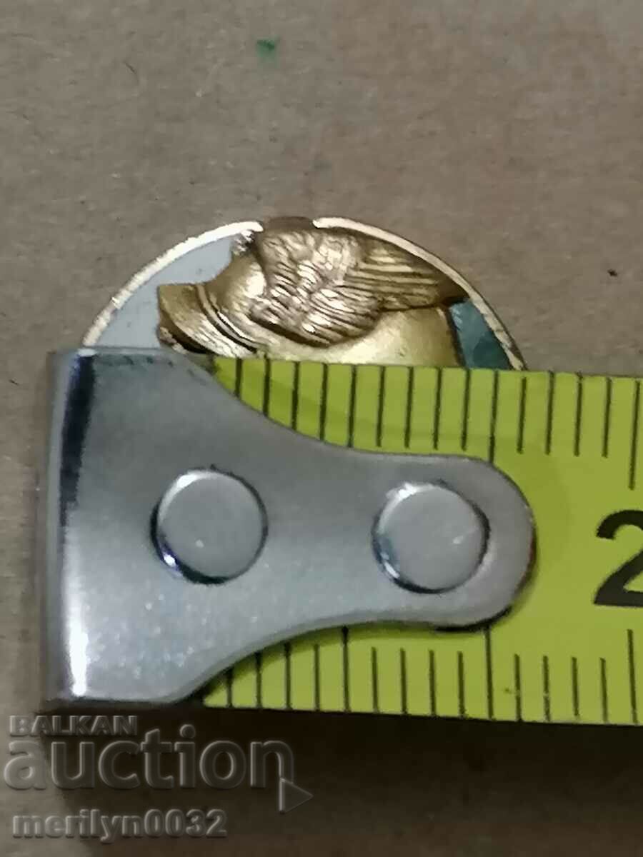 Badge Bulgarian Trade Union medal badge with price 55.00 BGN | € 28.12 Badge Bulgarian Trade Union medal badge with price 55.00 BGN | € 28.12