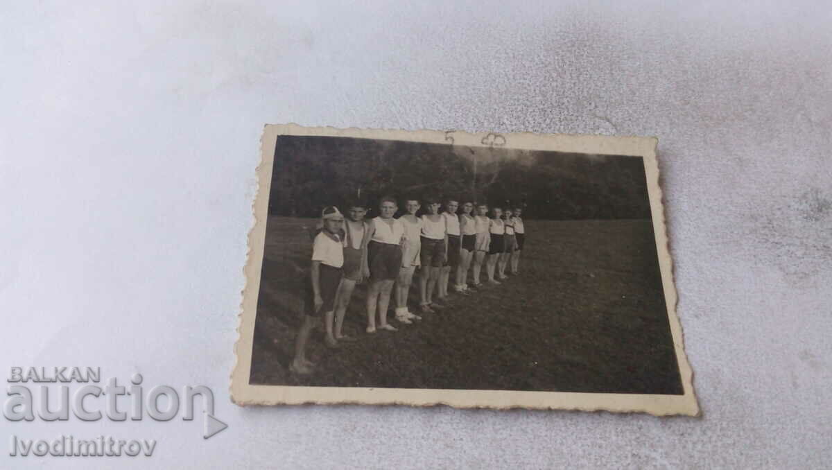 Photo Pupils in a sports team
