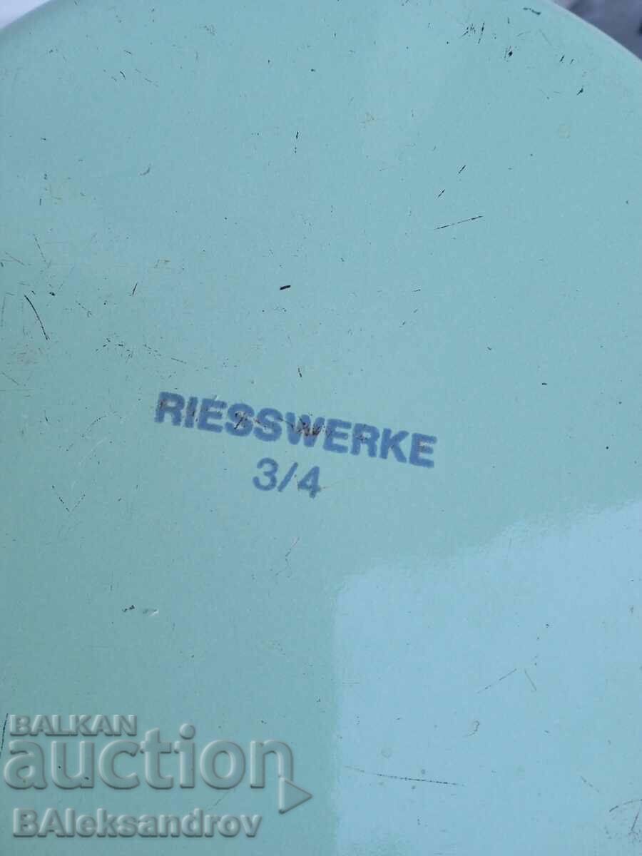 Soc enamel bowl with lid - 7 Soc enamel bowl with lid - 7