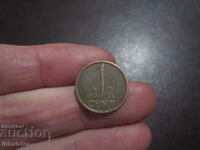 1954 год 1 цент Холандия -
