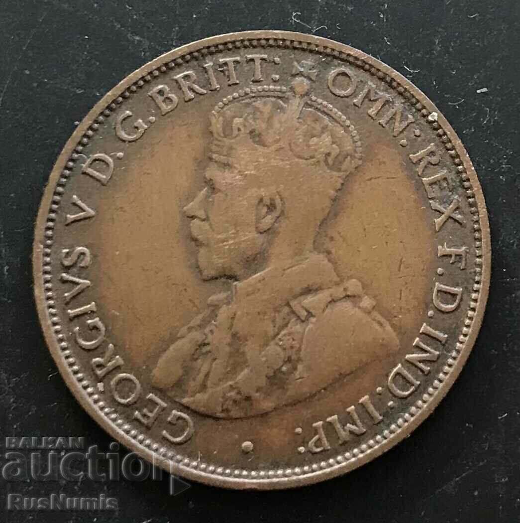 Australia. 1/2 penny 1919 with price 9.00 BGN | € 4.60 Australia. 1/2 penny 1919 with price 9.00 BGN | € 4.60