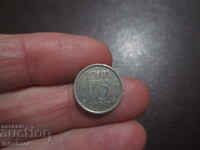 1957 год 10 цента Холандия -
