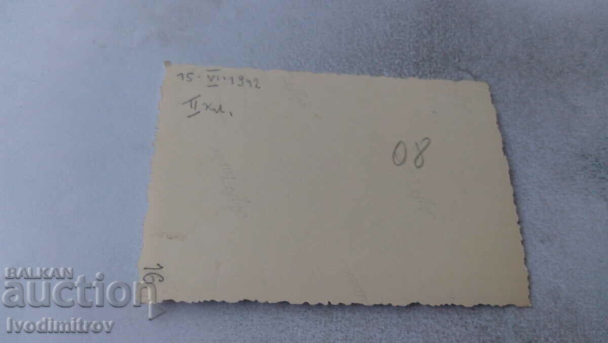 Photo Schoolgirls of the 2nd grade on the street 1942 with price 1.35 BGN | € 0.69