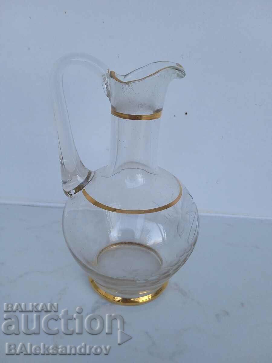 A glass jug