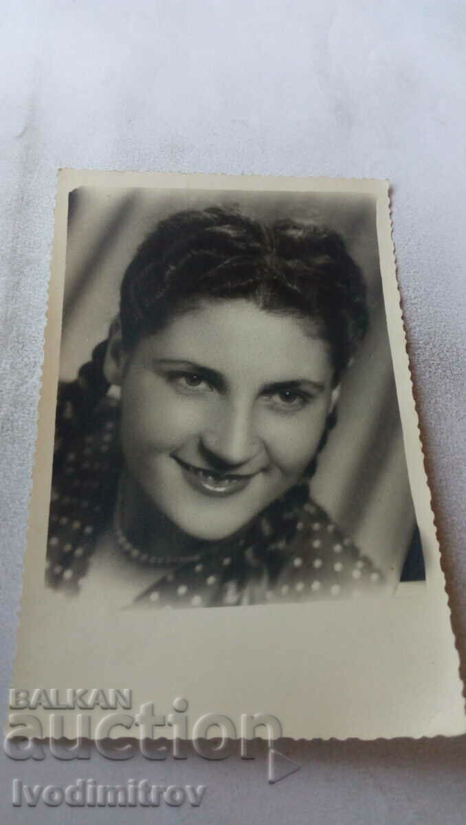 Photo Kyustendil Young girl 1956