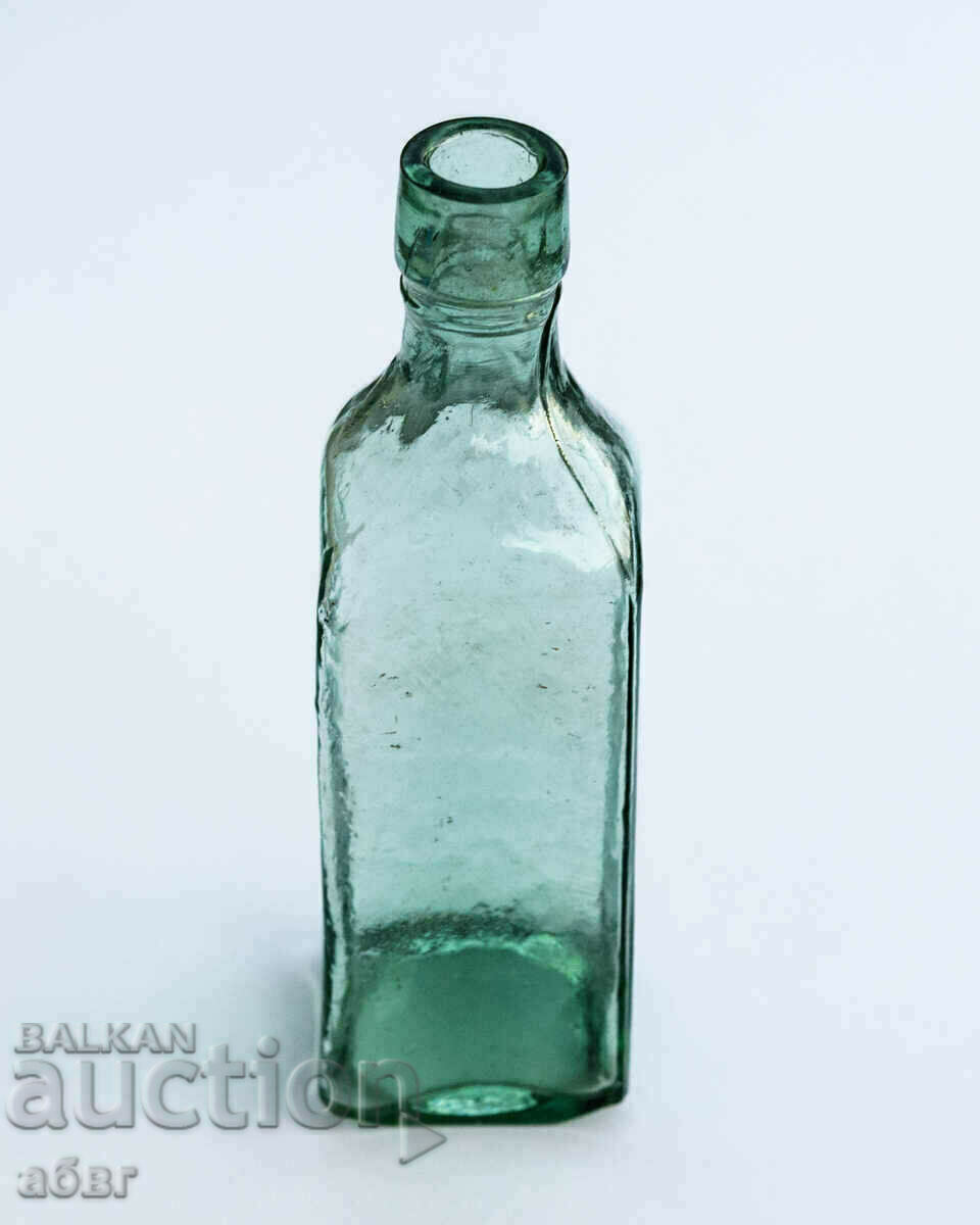 Sticla patrata din sticla 120 ml.