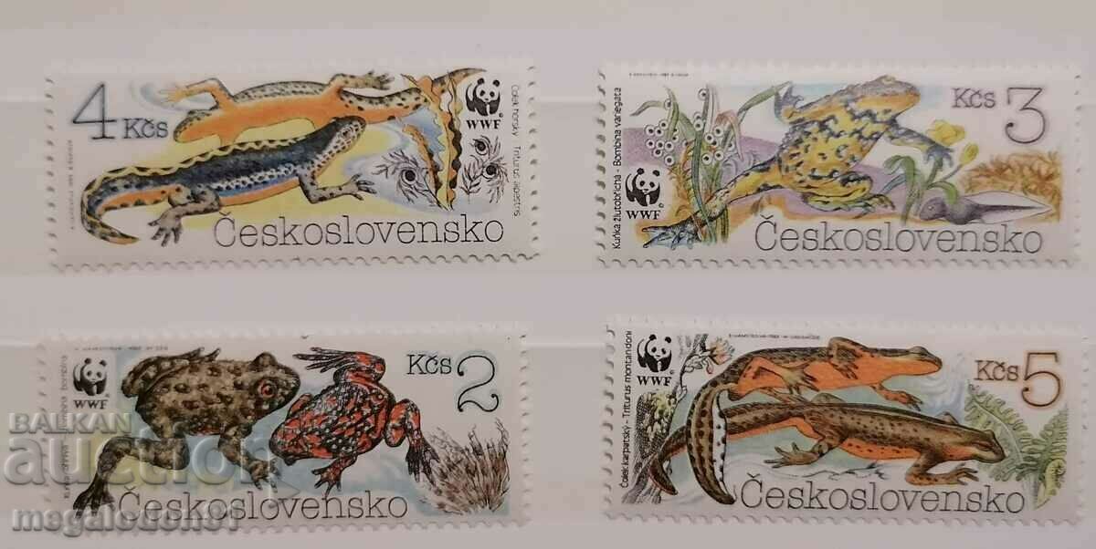 Czechoslovakia - WWF, amphibians
